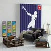 Image de Fotobehang Baseball DD120153 A.S. Création ARTist Paars Wit Vlies 270 x 200 cm (2 delen) Goedkoop fotobehang