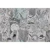 Image de Fotobehang birdsplaygrou1 DD121852 Livingwalls Walls by Patel 3 Grijs Groen Vlies 270 x 400 cm (4 delen) 3D Fotobehang op maat