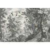 Image de Fotobehang fancyforest1 DD121876 Livingwalls Walls by Patel 3 Grijs Groen Vlies 270 x 400 cm (4 delen) 3D Fotobehang