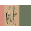 Image de Fotobehang parisienne1 DD122272 Livingwalls Walls by Patel 3 Groen Beige Creme Vlies 270 x 400 cm (4 delen) Fotobehang online webshop