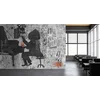 Image de Fotobehang pianobar1 DD122544 Livingwalls Walls by Patel 3 Grijs Zwart Antraciet Vlies 270 x 400 cm (4 delen) Fotobehang online webshop