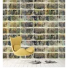Image de Fotobehang factory1 DD122744 Livingwalls Walls by Patel 3 Geel Blauw Vlies 270 x 400 cm (4 delen) Fotobehang