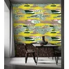 Image de Fotobehang zimbabwe1 DD122768 Livingwalls Walls by Patel 3 Geel Groen Vlies 270 x 400 cm (4 delen) 3D Fotobehang