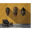 Image de Fotobehang zulu1 DD122856 Livingwalls Walls by Patel 3 Geel Zwart Antraciet Vlies 270 x 400 cm (4 delen) Goedkoop fotobehang