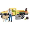 Image de schleich FARM WORLD Speelfigurenset - Dierenartsbezoek op de Boerderij - Kinderspeelgoed voor Jongens en Meisjes - 3 tot 8 jaar - 12 Onderdelen - 42503