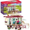 Image de schleich HORSE CLUB - Woonwagen voor geheime club-bijeenkomsten - Kinderspeelgoed voor Jongens en Meisjes - 5 tot 12 jaar - 42593