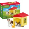 Image de schleich FARM WORLD - Hondenhok - Speelfigurenset - Kinderspeelgoed voor Jongens en Meisjes - 3 tot 8 jaar - 42573