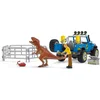 Image de schleich DINOSAURUS Speelfigurenset - Terreinwagen met Dino-Buitenposten - Kinderspeelgoed voor Jongens en Meisjes - 4 tot 12 jaar - 14 Onderdelen - 41464