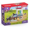 Image de schleich HORSE CLUB - Paardenbox - met Merrie & Veulen - Afneembaar Zadel & Hoofdstel - Paarden Speelgoed - Kinderspeelgoed
