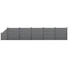 Image de HKC Schuttingpanelen set vierkant/schuin 183x973cm grijs