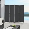 Image de Tuinscherm scheidingswand zonwering 170x215 cm zwart