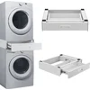 Image de Stapelkit Buxton met lade universeel tussenstuk 15x60x54 cm wit [en.casa]