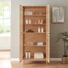 Image de Badkamerkast Raurgela bamboe 180x80x40 cm naturel [en.casa]
