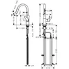 Image de Hansgrohe Focus M41 - Keukenkraan M4116-H240 met uittrekbare handdouche, sBOX, chroom 73880000