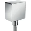 Image de AXOR Fixfit kunststof muuraansluitbocht m. slangaansluiting square chroom