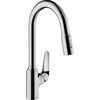 Image de Hansgrohe Focus M42 - Keukenkraan M429-H220 met uittrekbare handdouche, chroom 71800000