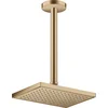 Image de Hansgrohe AXOR ShowerSolutions -Douchearm - Plafondarm - Plafondaansluiting - regendouche - 300 mm - Brushed Bronze - Goud