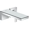 Image de Hansgrohe AXOR MyEdition afbouwdeel v. 2-gats inbouw wastafelkraan m. zwart glas voorsprong 22.1cm chroom