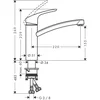 Image de Hansgrohe Focus M41 - Focus keukenkraan, EcoSmart, chroom 31826000