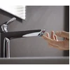 Image de Hansgrohe Talis E wastafelkraan - model 240 - zonder waste - geborsteld zwart chroom (zwart)