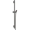 Image de Hansgrohe glijstang Unica S puro 65 cm met doucheslang Brushed Black Chrome