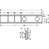 Image de Hansgrohe RainSelect - Inbouwkraan voor 2 functies, mat zwart 15380670