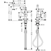 Image de Hansgrohe M54 - Keukenkraan Talis met uittrekbare sproeikop, EcoSmart, mat zwart 72845670