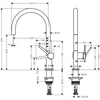 Image de Hansgrohe M54 - Talis keukenkraan, EcoSmart, chroom 72843000
