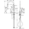 Image de Hansgrohe M54 - Keukenkraan Talis met uittrekbare sproeikop, EcoSmart, mat zwart 72842670