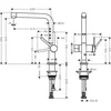 Image de Hansgrohe M54 - Talis 270 keukenkraan, met stopkraan voor vaatwasser, mat zwart 72827670