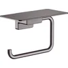 Image de hansgrohe AddStoris closetrolhouder met planchet Brushed Black Chrome