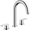 Image de Hansgrohe Vernis wastafelkraan 166 met waste chroom
