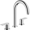 Image de Hansgrohe Vernis Shape - Wastafelkraan incl. afvoergarnituur, 3-gats, chroom 71563000