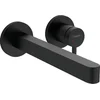 Image de hansgrohe Finoris - Inbouw Wastafelmengkraan - Ééngreeps bediening - Met afvoerplug - 228mm - Mat Zwart