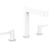 Image de hansgrohe Finoris - Wastafelmengkraan - 3-gats uitvoering - Met afvoerplug - 160mm - Mat Wit