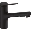 Image de Hansgrohe Zesis M33 - Keukenkraan 150, met uittrekbare sproeikop, sBox lite, mat zwart 74803670