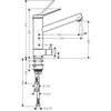 Image de Hansgrohe Zesis M33 - Keukenkraan 200, met stopkraan, chroom 74808000