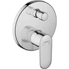 Image de Hansgrohe Vernis afdekset badkraan beluchter met hendel chroom