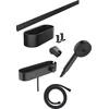 Image de Hansgrohe WallStoris - Doucheset van douchekop 105, 3 straalsoorten, thermostaatkraan en douche accesoires, mat zwart 24250670