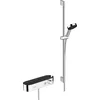 Image de hansgrohe Pulsify Select S doucheset 105 3jet Activation met handdouche, thermostaat, glijstang 90cm, schuifstuk en doucheslang chroom