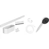 Image de Hansgrohe WallStoris - Doucheset van douchekop 105, 3 straalsoorten en douche accesoires, mat wit 24291700