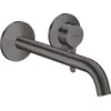 Image de Axor One - Inbouw wastafelkraan, met afvoer, 2-gats installatie, geborsteld zwart chroom 48120340