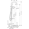 Image de hansgrohe AXOR One eengreeps badmengkraan, staand, projectie 220mm, 48440990