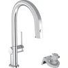 Image de Hansgrohe Aqittura M91 - Keukenmengkraan met uittrekbare uitloop en filterkop, chroom 76803000