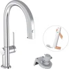 Image de Hansgrohe Aqittura M91 - Keukenmengkraan met uittrekbare uitloop en filterkop, sBox, chroom 76826000