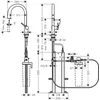 Image de Hansgrohe Aqittura M91 - Keukenmengkraan met uittrekbare uitloop en filterkop, sBox, mat zwart 76826670
