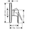 Image de Hansgrohe Rebris S - Inbouw douchekraan, mat zwart 72667670