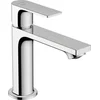 Image de hansgrohe Rebris E - Wastafelmengkraan - Ééngreeps bediening - CoolStart energiebesparend - Met trekwaste - 110mm maat - Chroom