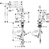 Image de Hansgrohe Talis M54 - Keukenkraan met uittrekbare vuistdouche, rvs uitstraling 72860800
