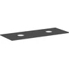 Image de hansgrohe Xelu Q Console 1360/550 met 2 uitsparingen voor waskom zonder kraangat Diamantgrijs mat, 54118910